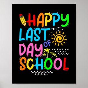 Poster Feliz Dia Passado de Professores De Óculos De Sol