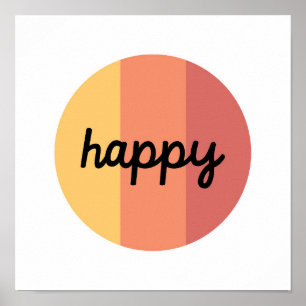 Poster Feliz e Bonito