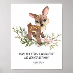 Poster Feliz E Maravilhoso, Salm 139:14