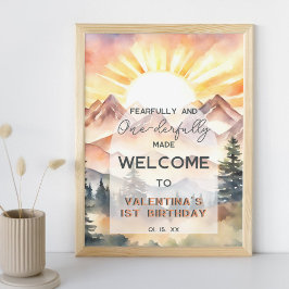 Poster Feliz e Onederamente Fez Primeiro Aniversário