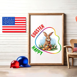 Póster Feliz Eggster - Meninas