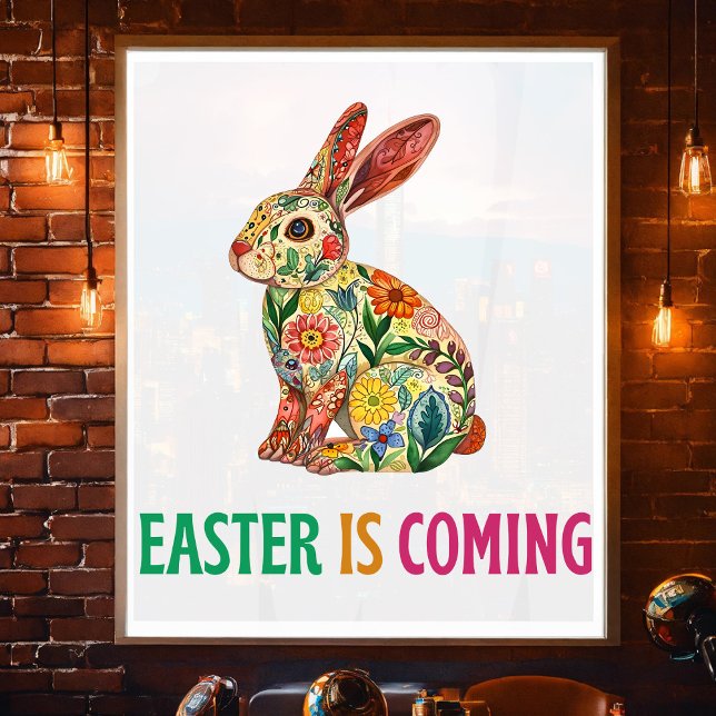 Póster Feliz Eggster - Ovo de Páscoa (Criador carregado)