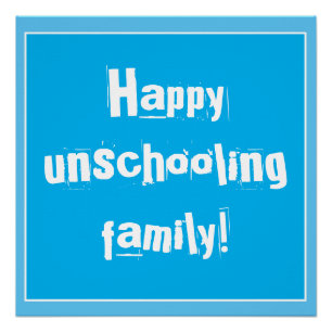 Póster "Feliz família sem escolaridade" Poster Legal