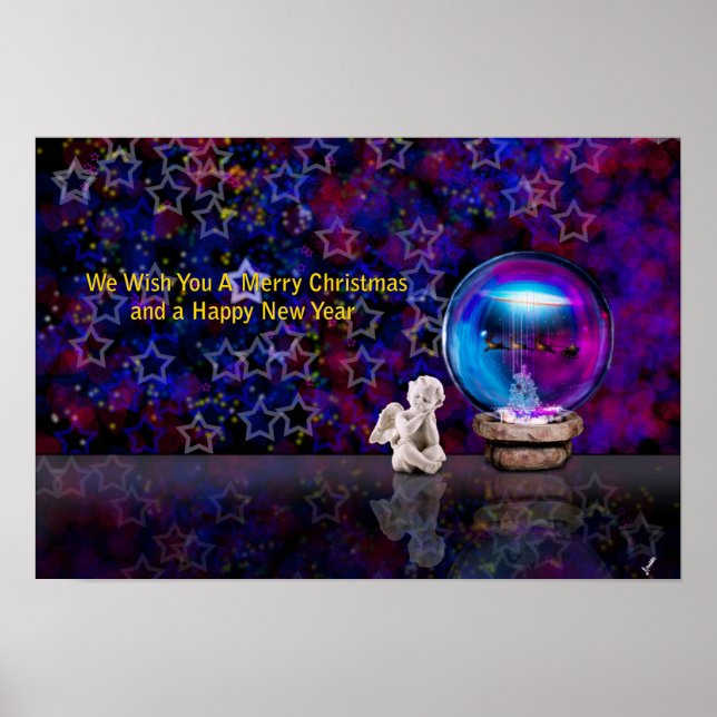 Póster Feliz Feliz Natal (Frente)