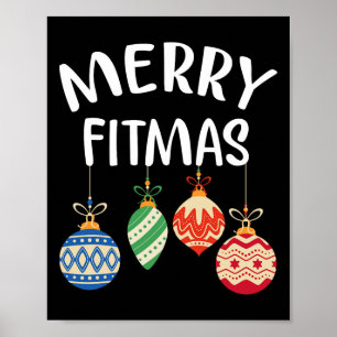 Poster Feliz Fitmas para o Natal