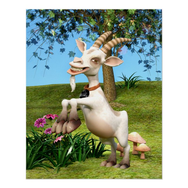 Póster Feliz Goat (Frente)