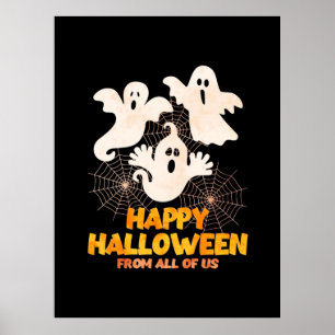 Poster Feliz Halloween De Todos Nós