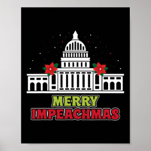 Poster Feliz Impeachmas Anti-trump Democrata Presente de