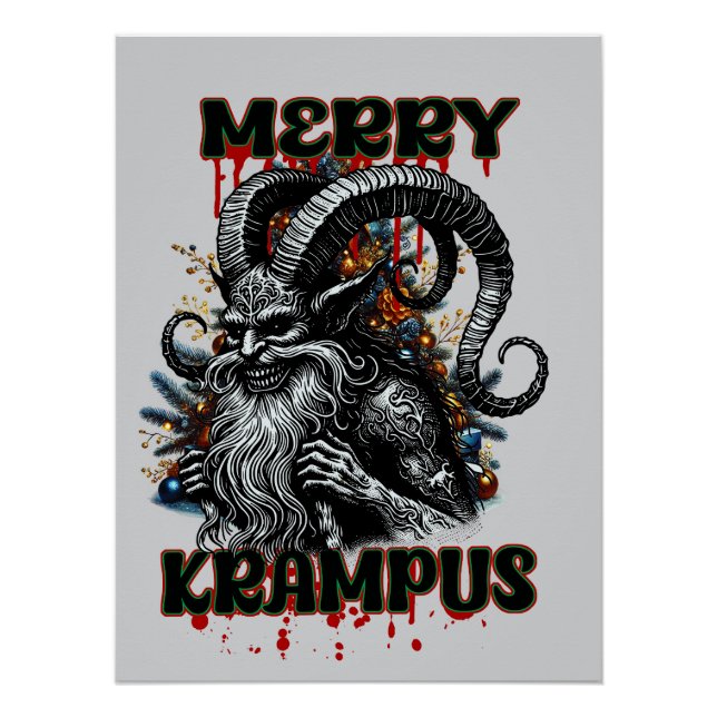 Póster Feliz Krampus (Frente)