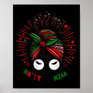 Poster Feliz Kwanzaa Sete Princípios De Kwanzaa Messy Bu