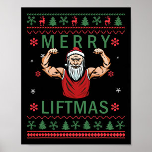 Poster Feliz Liftmas - Workshop sobre ginástica de Criado