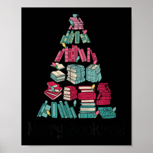 Poster Feliz Livromas Livros Ne Árvore Divertido Amante d