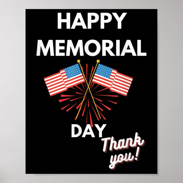 Poster Feliz Memorial Veteranos (Frente)