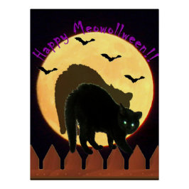 Póster Feliz Meowolleen