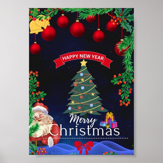 Poster Feliz Natal (Frente)