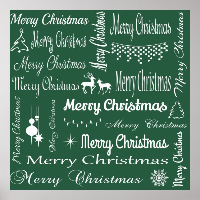 Póster Feliz Natal (Frente)
