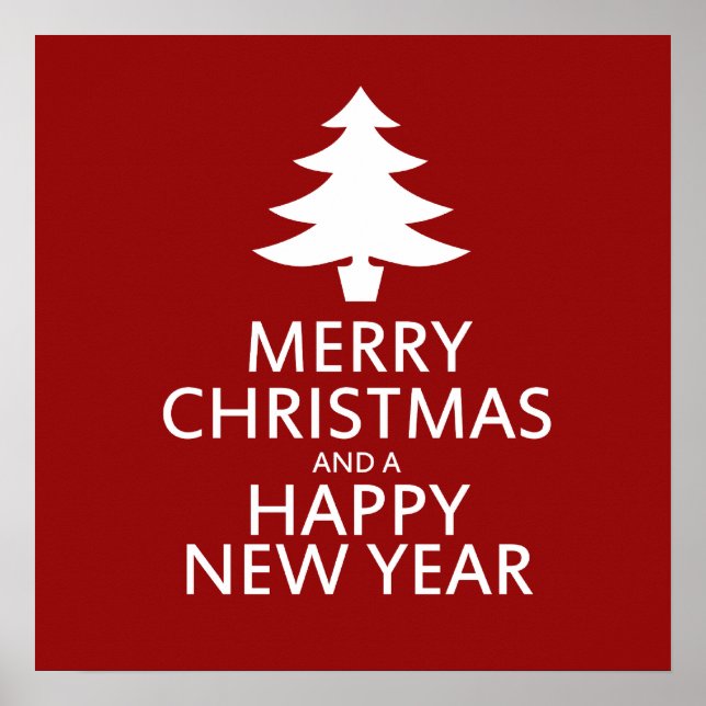 Póster Feliz Natal (Frente)