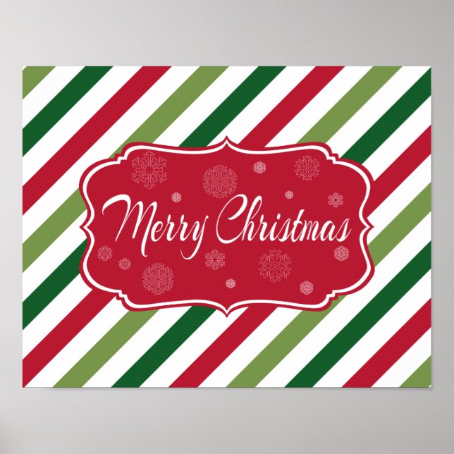 Póster Feliz Natal (Frente)
