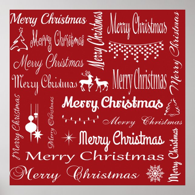 Póster Feliz Natal (Frente)