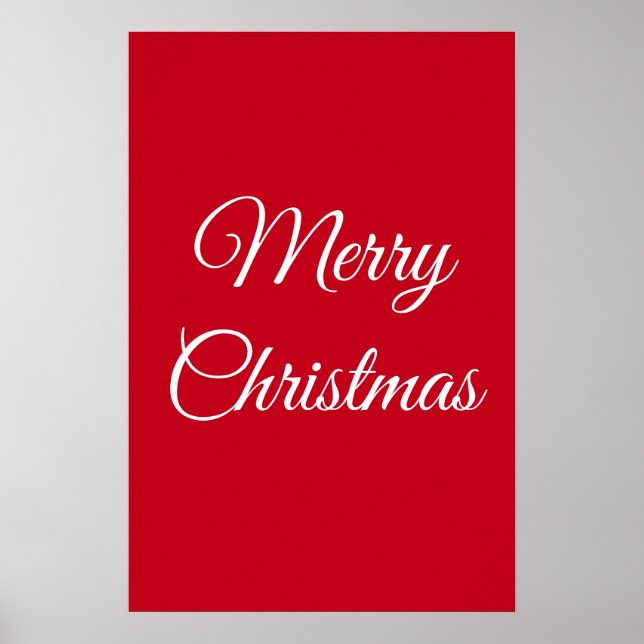 Póster Feliz Natal (Frente)