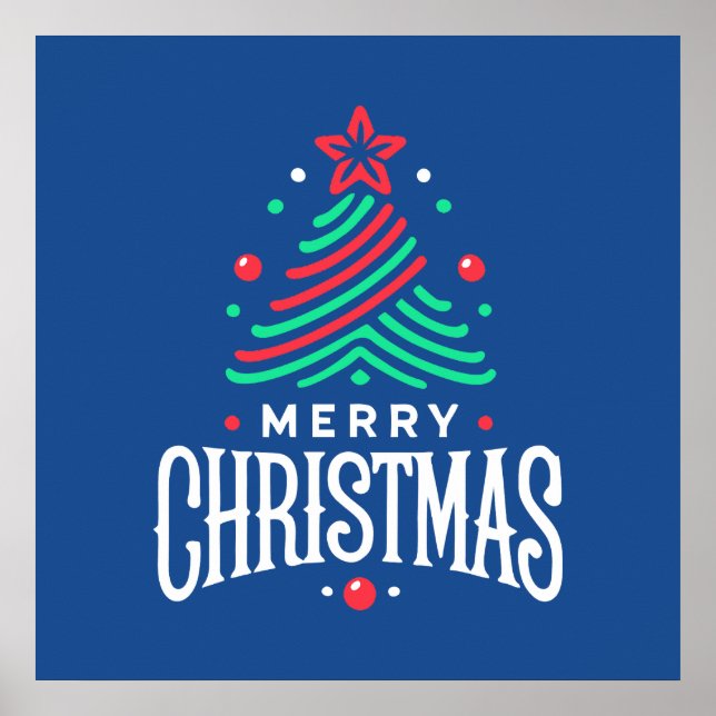 Poster Feliz Natal 1 (Frente)