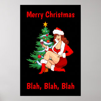 Poster Feliz Natal Blah, Blah, Blah - Feliz Natal