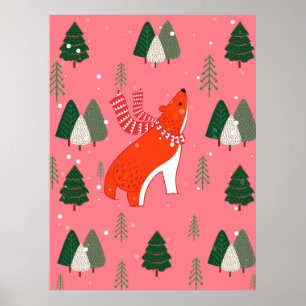 Poster Feliz Natal Celebração e Feliz ano novo e