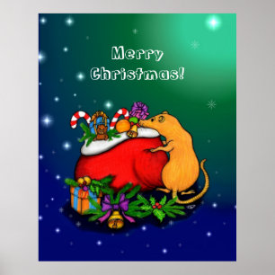 Poster Feliz Natal com Rat Prince
