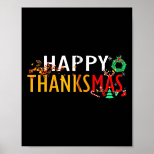 Poster Feliz Natal de Ação de Graças 2023