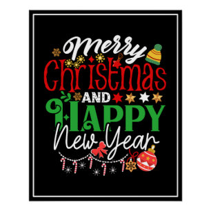 Póster Feliz Natal E Ano Novo-67342