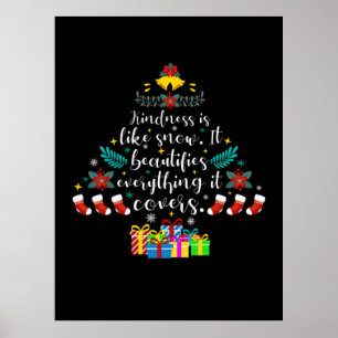 Poster Feliz Natal É Como Neve
