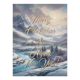 Póster Feliz Natal e Feliz ano novo!