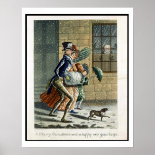 Póster Feliz Natal e feliz ano novo ao YE, vencedor