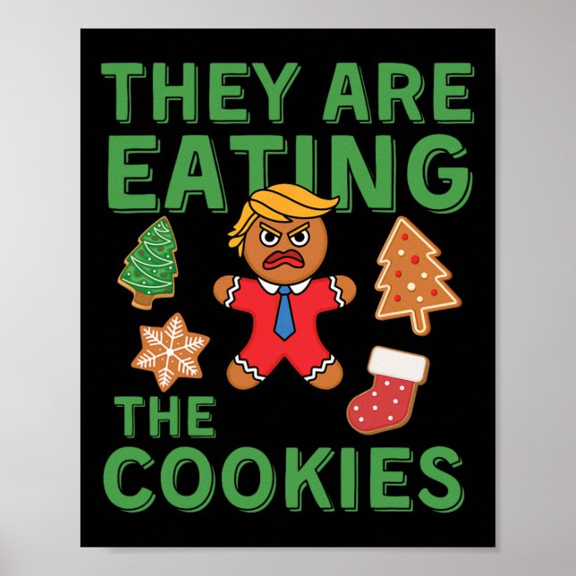 Poster Feliz Natal - Eles Estão Comendo Biscoito (Frente)