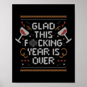 Poster Feliz Natal Este Ano Acabou - Ug Engraçado