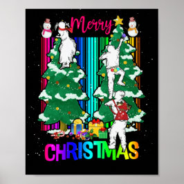 Poster Feliz Natal Feliz Família Xmas Celebração de Árvor