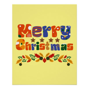 Póster Feliz Natal Férias