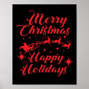 POSTER FELIZ NATAL FÉRIAS FELIZES                    