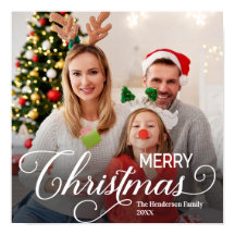 Feliz Natal Foto Personalizada Simples