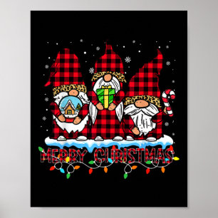 Poster Feliz Natal Gnomo Gnomo Fofo Correspondente G
