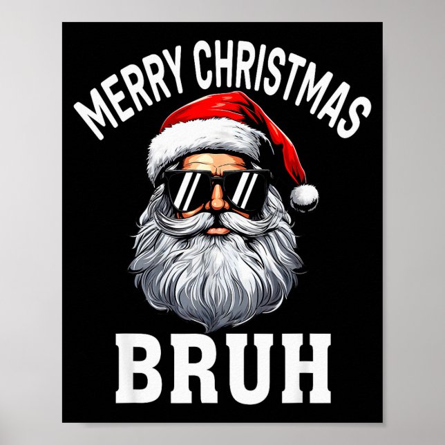 Poster Feliz Natal Irmão Meme Piada Divertida Para Irmão (Frente)