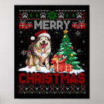 Poster Feliz Natal - Malamute Dog Lover Ugly Xm<br><div class="desc">Feliz Natal - Malamute Dog Lover Ugly Xmas Sweet 2</div>