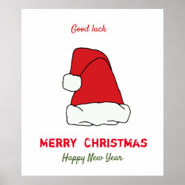 Poster Feliz Natal minimalista e Ano novo