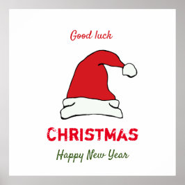 Poster Feliz Natal minimalista e Ano novo