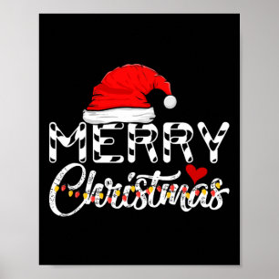 Poster Feliz Natal Natal Santa Claus Família Engraçada