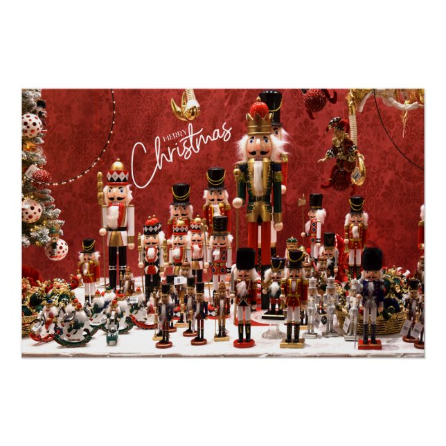 Póster Feliz Natal Nutcrackers (Frente)