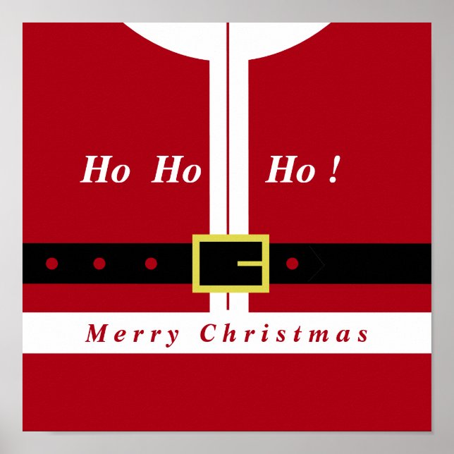 Poster Feliz Natal - Papai Noel - Presentes Para Todos (Frente)