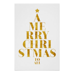 Póster Feliz Natal para todos os feriados gráficos