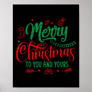 Poster Feliz Natal para você e seu