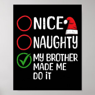 Poster Feliz Natal Que Meu Irmão Fez Eu Fazer Xm